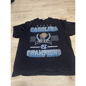 UNC Tar Heels‎ 1982 Basketball Champions Shirt Black Sz 2XL Mens NCAA